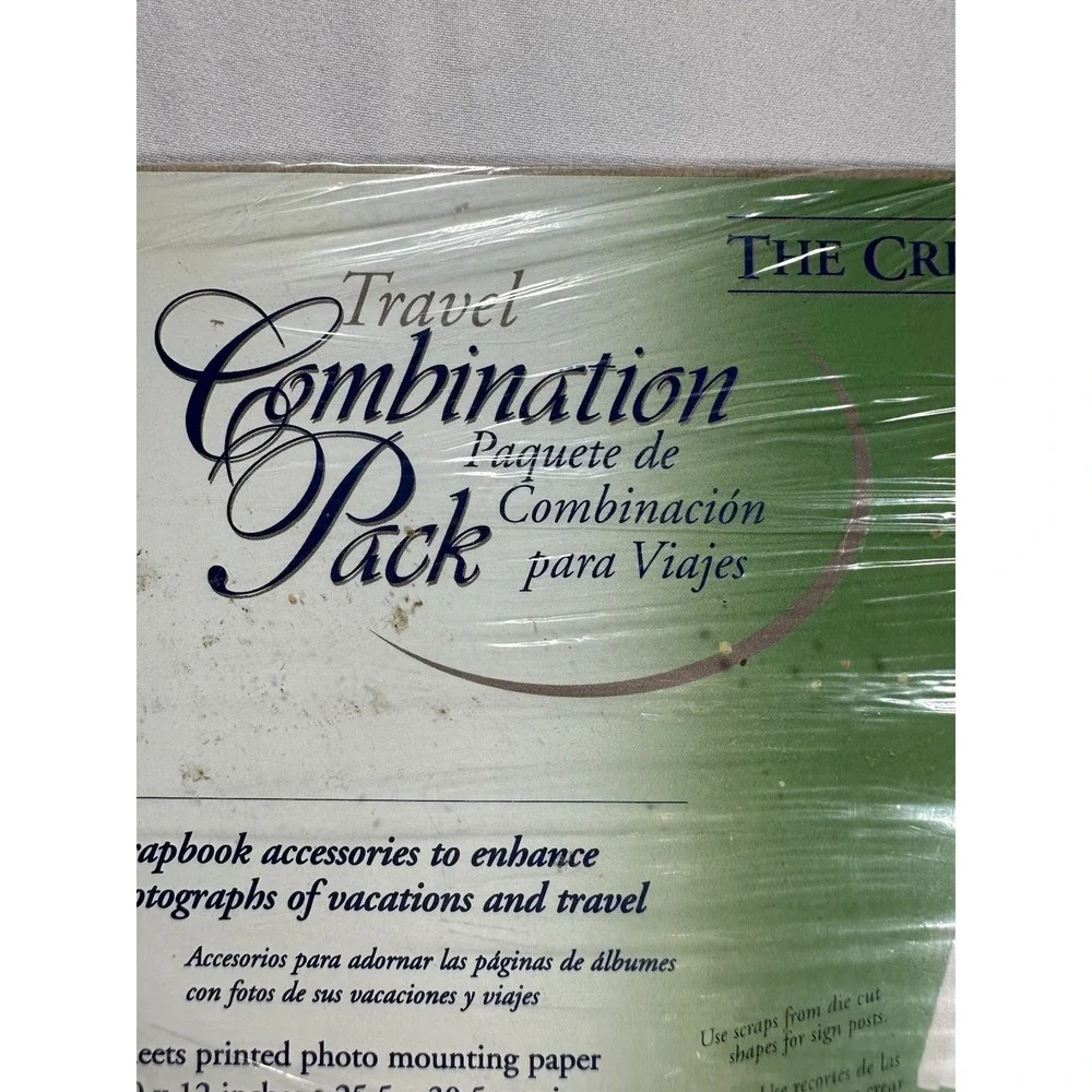 Creative Memories 10X12 TRAVEL COMBINATION PACK Kit Paper, Stickers, Die Cuts